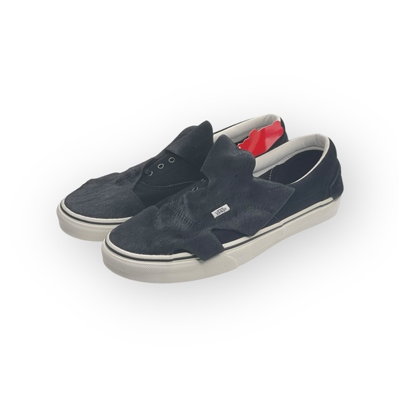 HTF: new Vans ™ ®✌︎︎ Origami Calf Hair Sneaker ✌︎︎ Black Leather Overlay ✌︎︎ - Picture 9 of 16